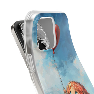 Crimson Heart Sky · Soft Coque de téléphone pour iPhone