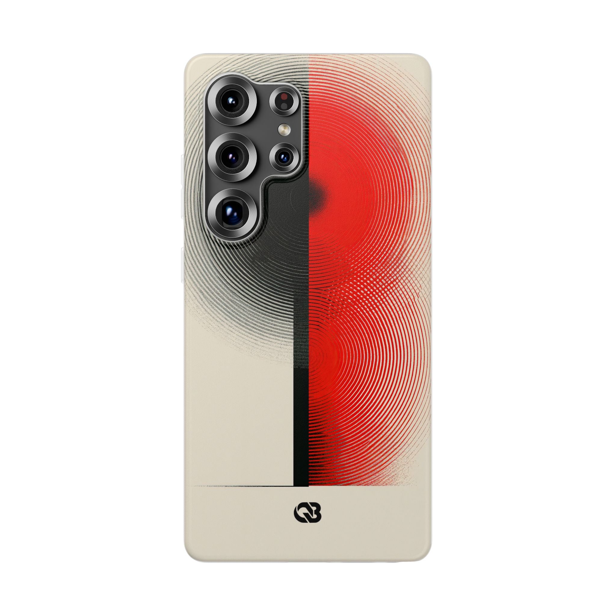 Red Lite Phone Case for Samsung - Split Signal Red