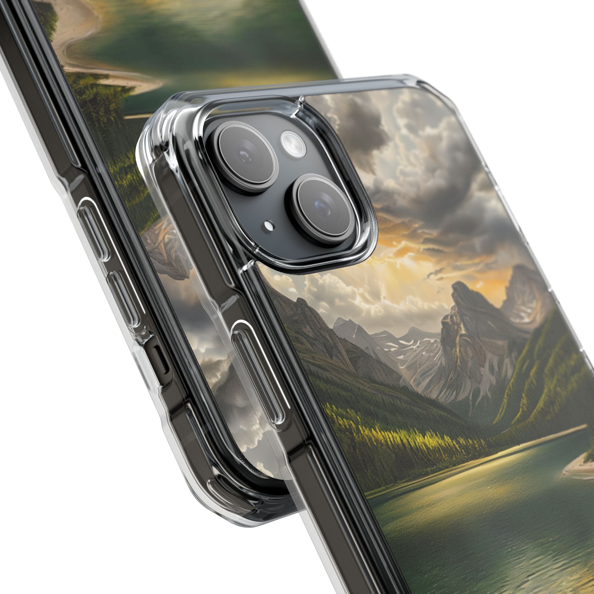 Gilded Mountain Lake · Impact Custodia per iPhone · Magsafe