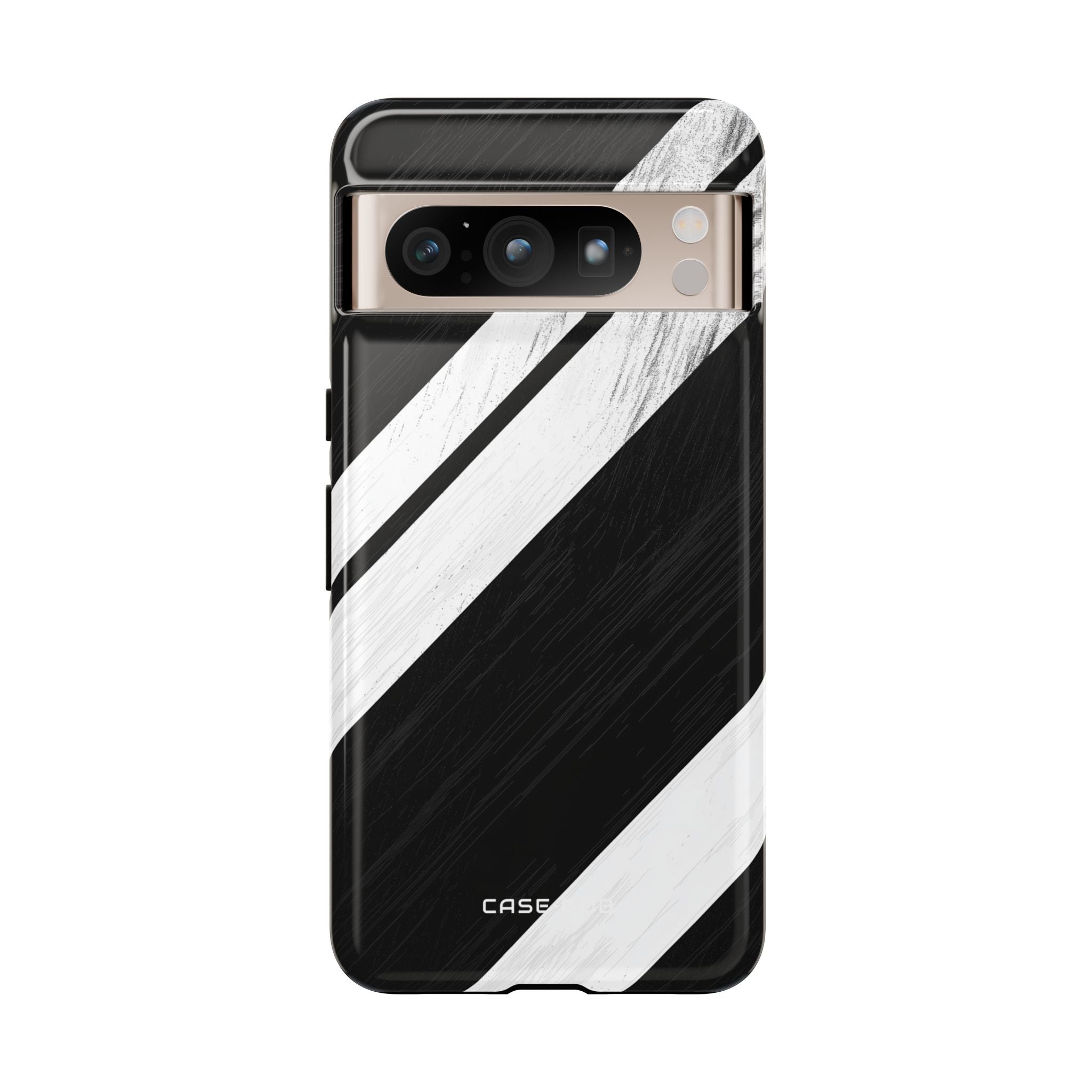 Abgenutztes Streifenmuster Bewegung Google Pixel 8 Pro Case - Tough
