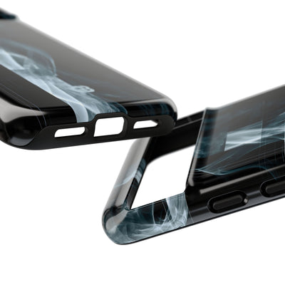 Black Tough Phone Case for Google Pixel - Arctic Vapor Grid