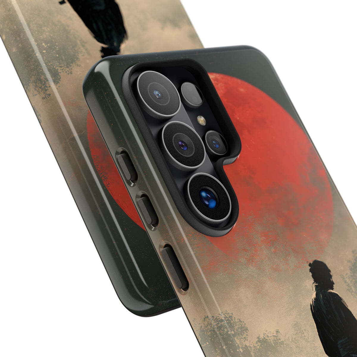 Crimson Moon Ronin · Tough Phone Case for Samsung · Red