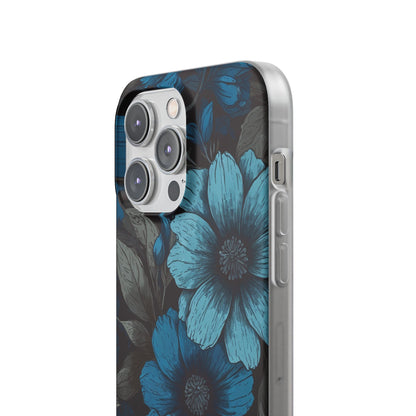 Blue Petal Radiance iPhone 14 Pro Max Case - Soft