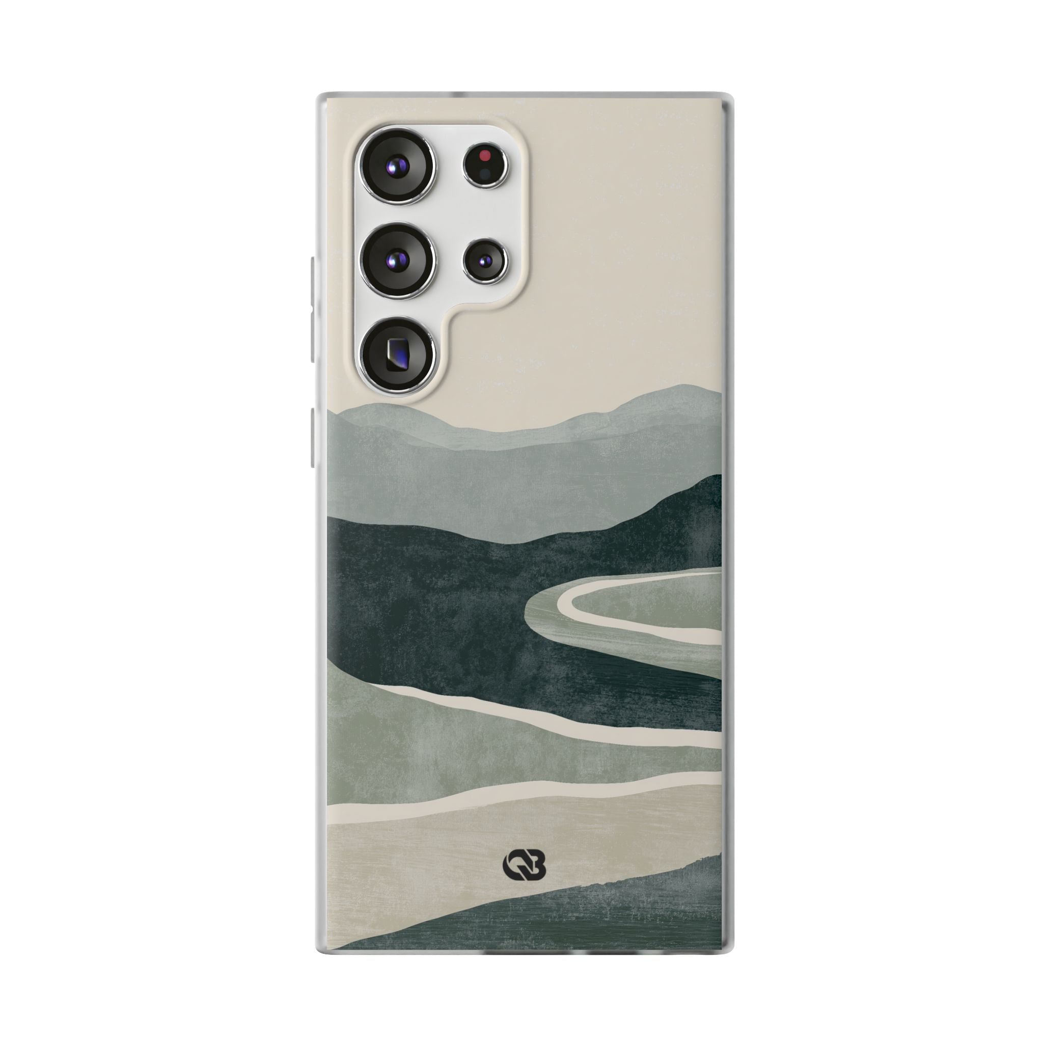 Green Lite Phone Case for Samsung - Misty Sage Valley
