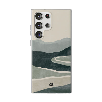 Green Lite Phone Case for Samsung - Misty Sage Valley