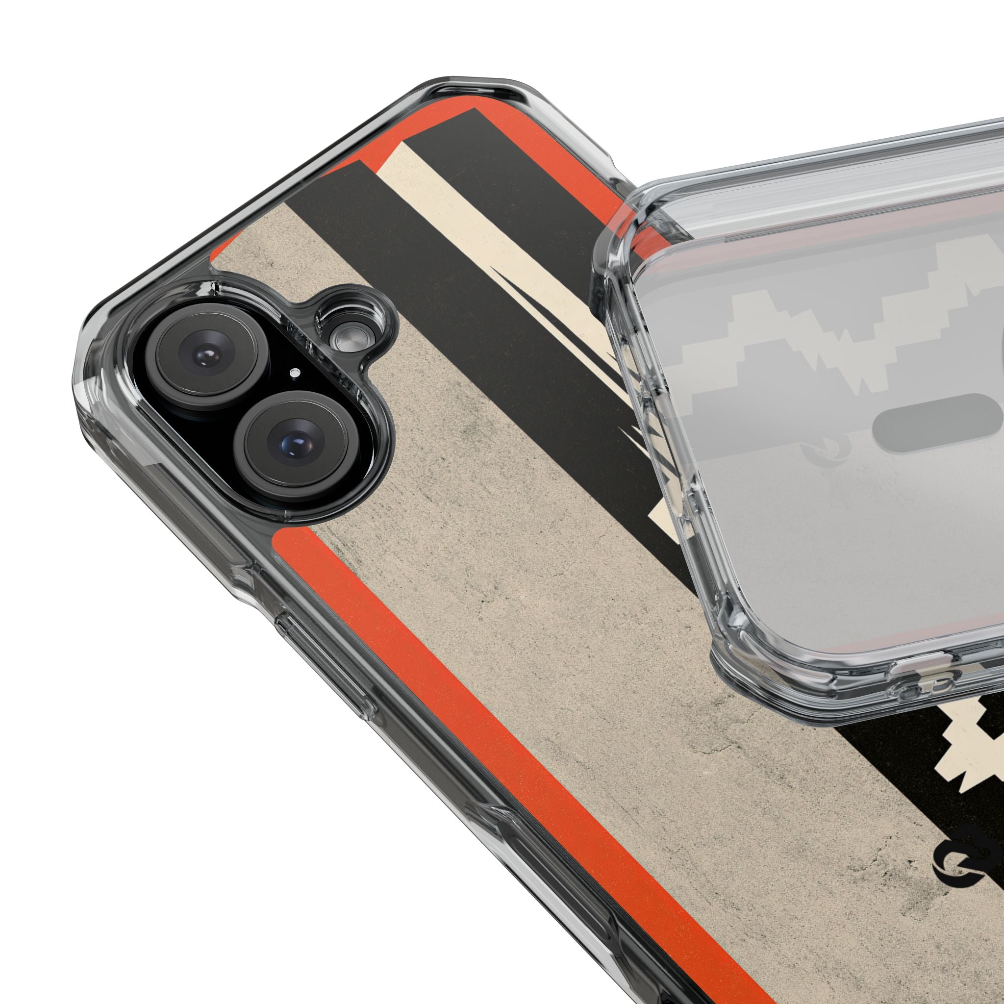 Orange Impact MagSafe Phone Case for iPhone - Orange Monolith Rift