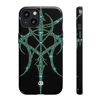 Teal Cyber Sigil · Tough Phone Case for iPhone · Teal