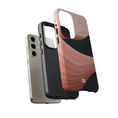 Pink Tough Phone Case for Samsung - Dune Shadow Layers
