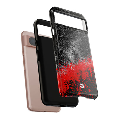 Crimson Noir Drip · Tough Phone Case for Pixel ·  Black