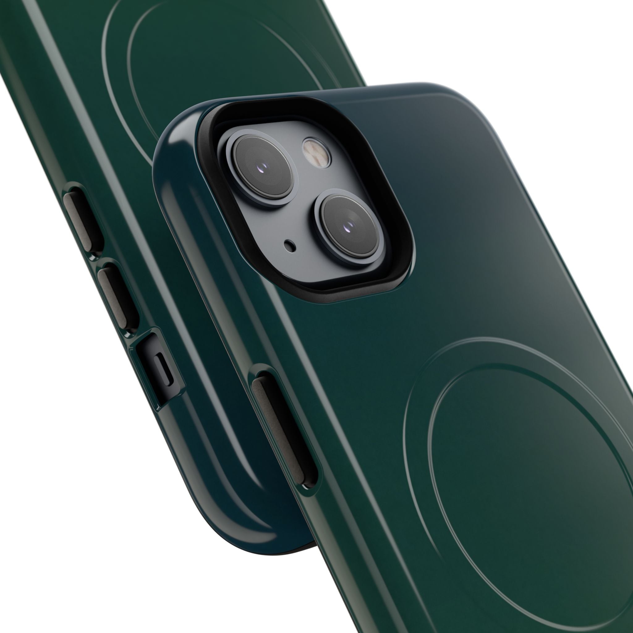 Green Tough 2.0 Magsafe Phone Case for iPhone - Midnight Pine Horizon