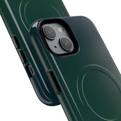 Green Tough 2.0 Magsafe Phone Case for iPhone - Midnight Pine Horizon