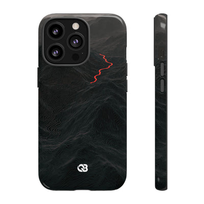 Crimson Ridge Pass · Tough Phone Case for iPhone · Black