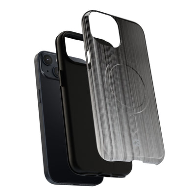 Grey Tough 2.0 Magsafe Phone Case for iPhone - Static Vertical Dither
