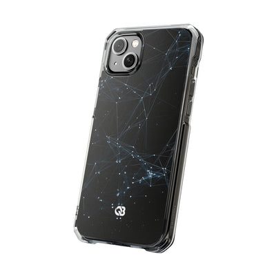 Black Impact MagSafe Phone Case for iPhone - Arctic Neural Mesh