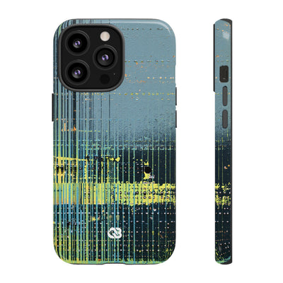 Acid Raster Circuit · Tough Phone Case for iPhone · Teal