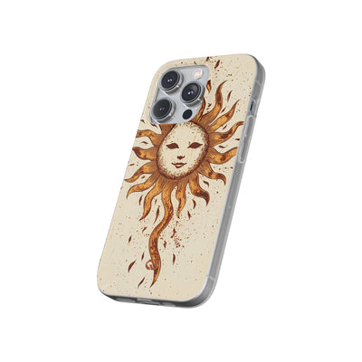Ρουστίκ Ηλιακή Μάσκα · Soft Θήκη για iPhone