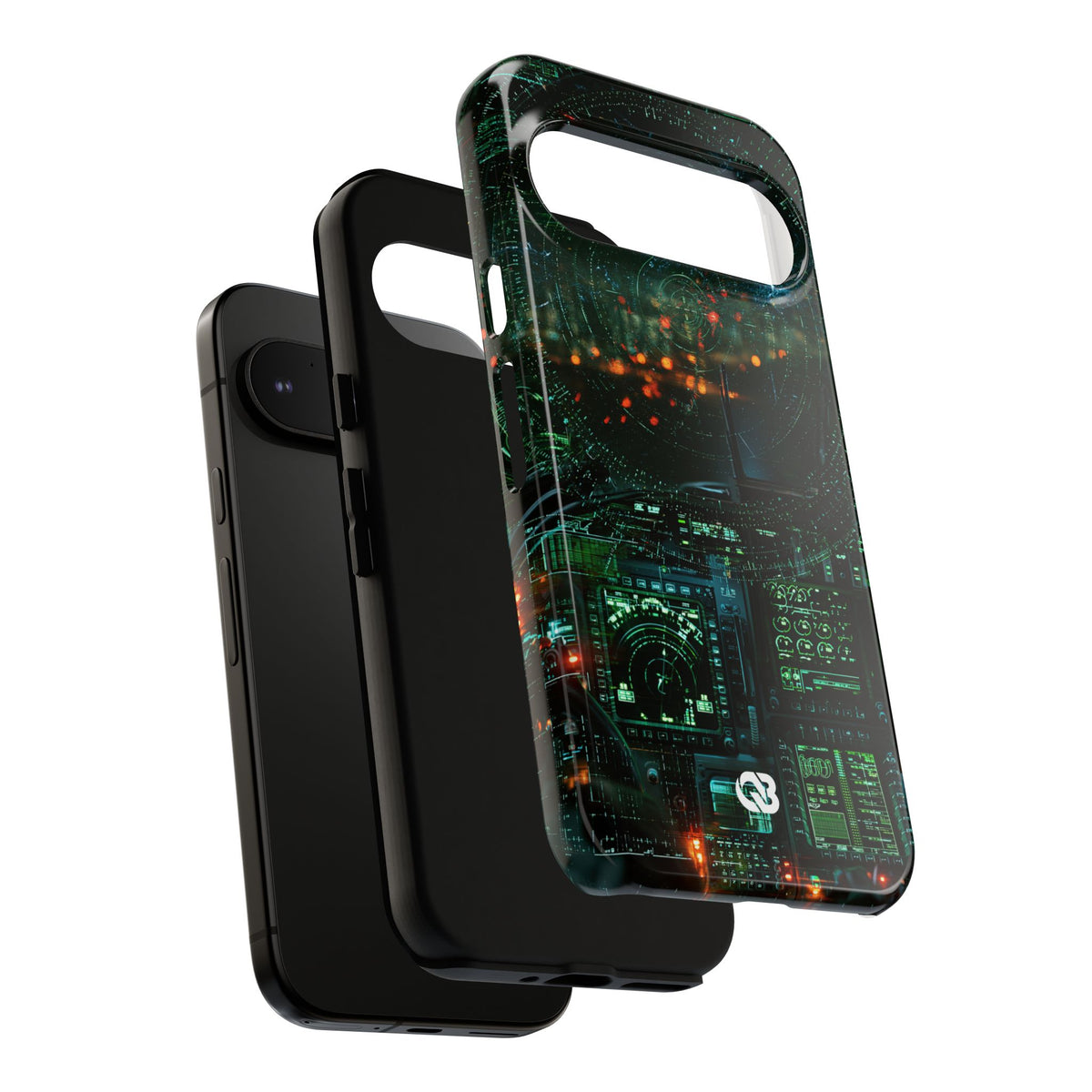 Tactical Avionics HUD · Tough Phone Case for Pixel ·  Green