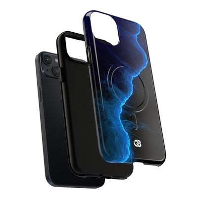 Electric Azure Drift · Tough 2.0 Magnetic Phone Case for iPhone · Blue