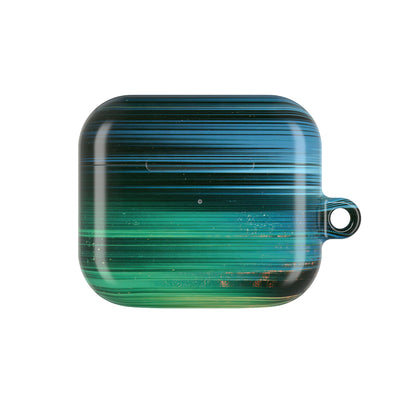 Digital Shoreline Drift · Hard Case for AirPods & AirPods Pro · Teal
