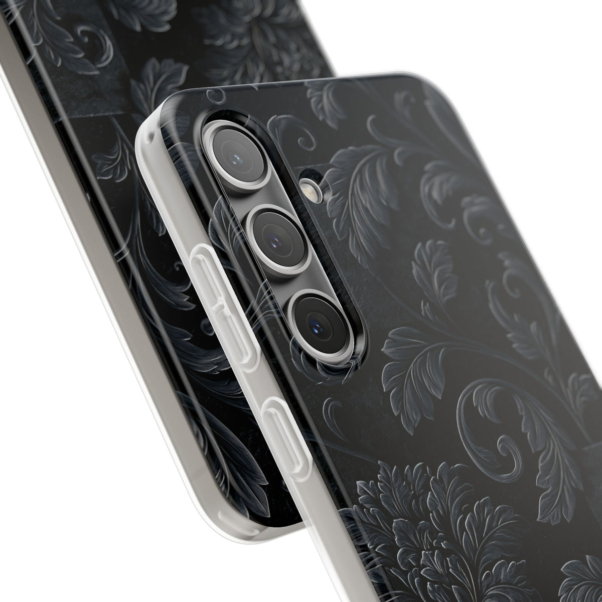Obsidian Damask · Lite Phone Case for Samsung · Black