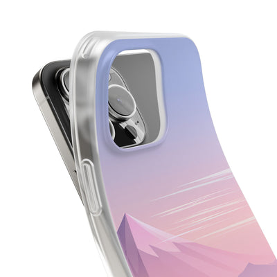 Purple Lite Phone Case for iPhone - Lavender Alpine Dawn
