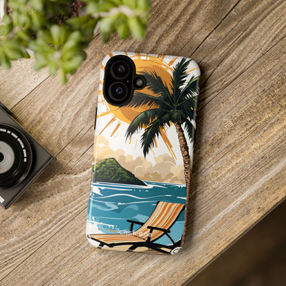 Palm Shade Radiance iPhone 16 Plus Case - Tough