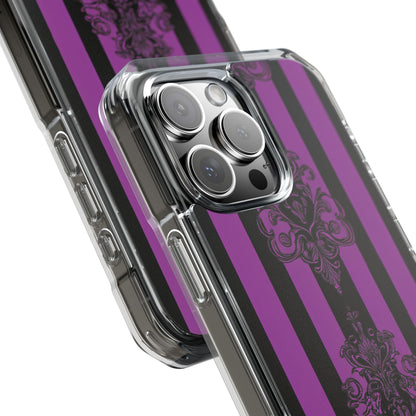 Damask Elegance Purple iPhone 16 Pro Max Case - Impact