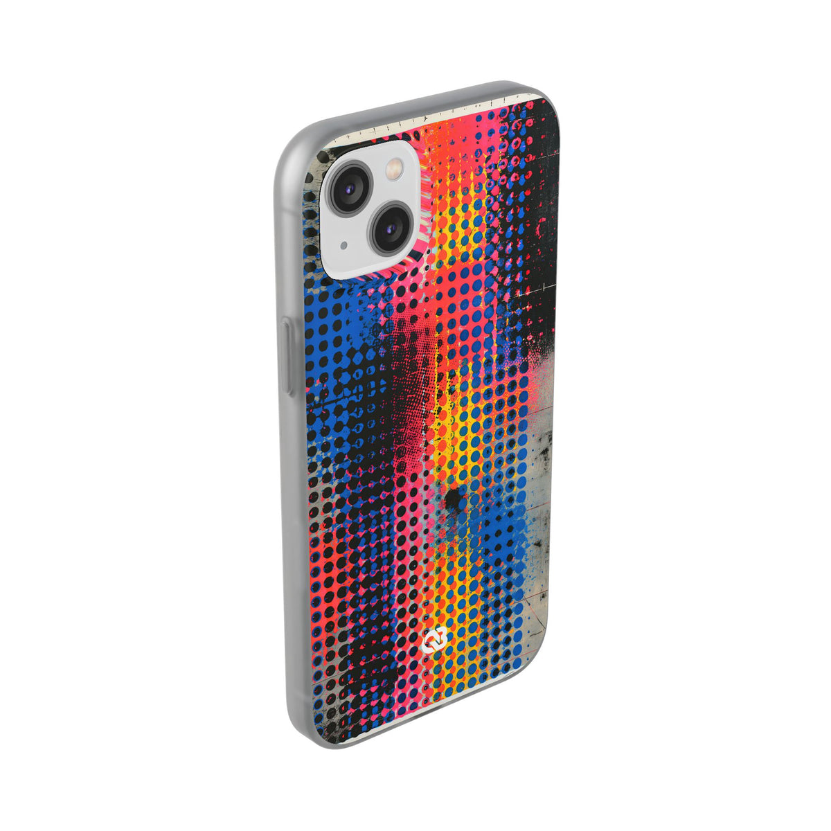 Chromatic Halftone Grid · Lite Phone Case for iPhone ·  Blue
