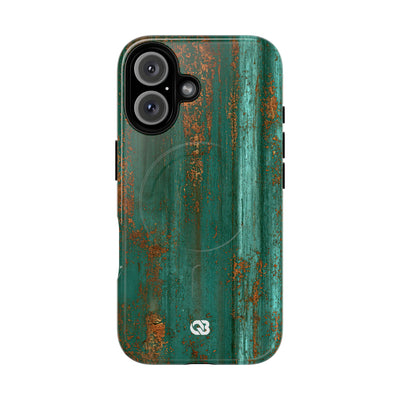 Oxidized Verdigris · Tough 2.0 Magnetic Phone Case for iPhone · Teal