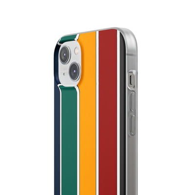 Retro Racing Bars · Soft Phone Case for iPhone