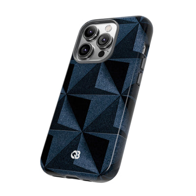 Faceted Slate · Tough Phone Case for iPhone · Blue
