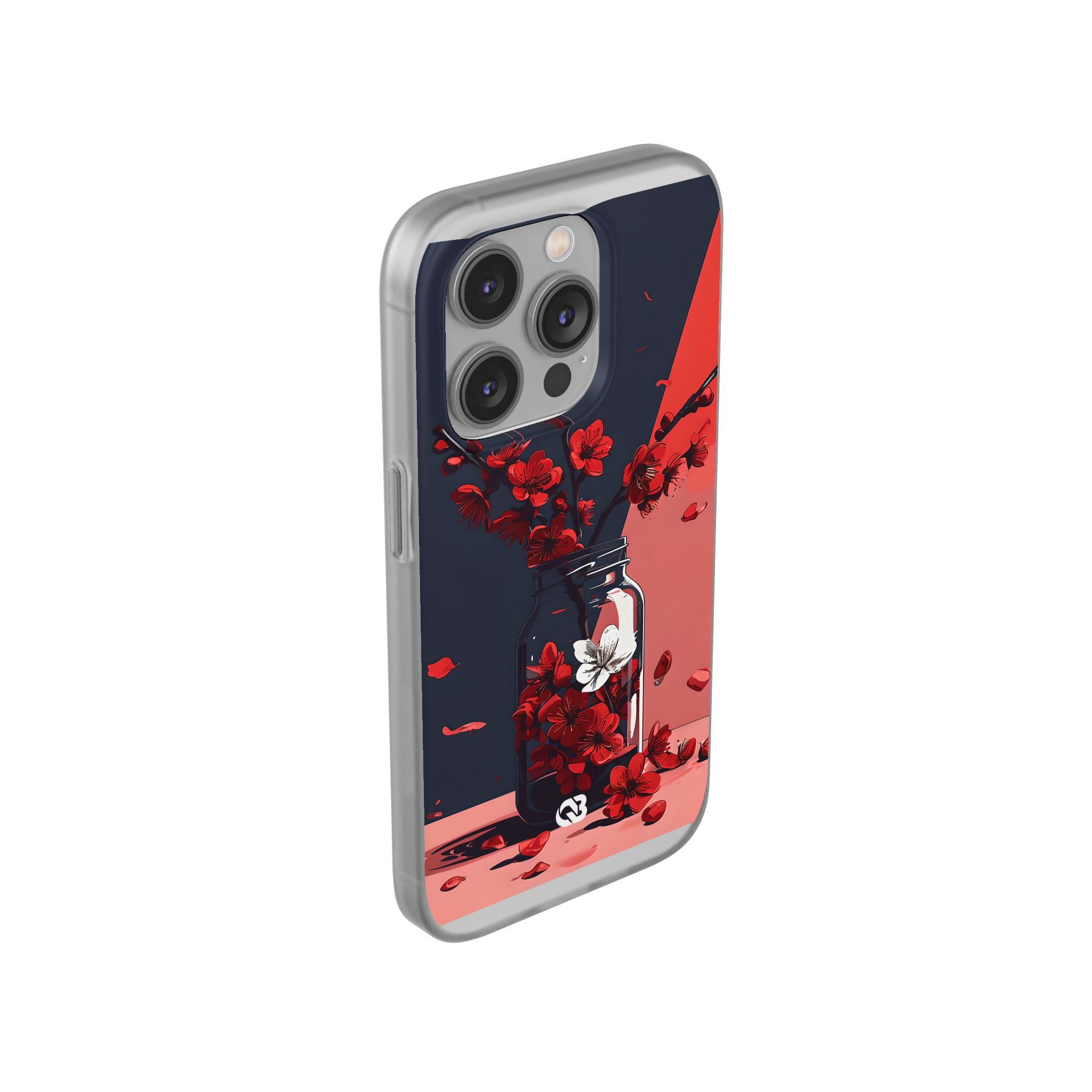 Crimson Blossom Jar · Soft Coque de téléphone pour iPhone