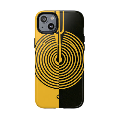 Yellow Tough 2.0 Magsafe Phone Case for iPhone - Voltage Sector Pulse