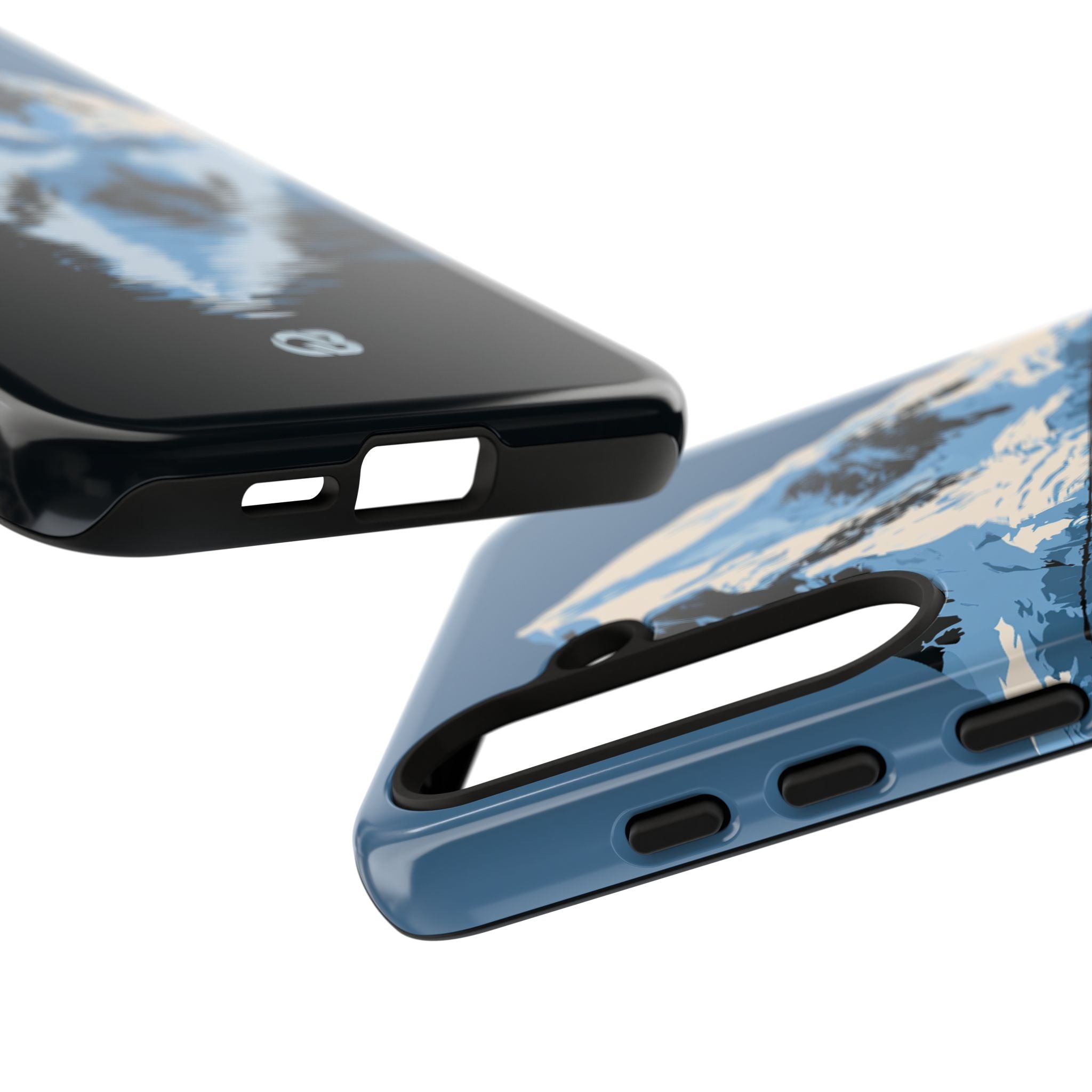 Blue Tough Phone Case for Samsung - Arctic Summit Mirror