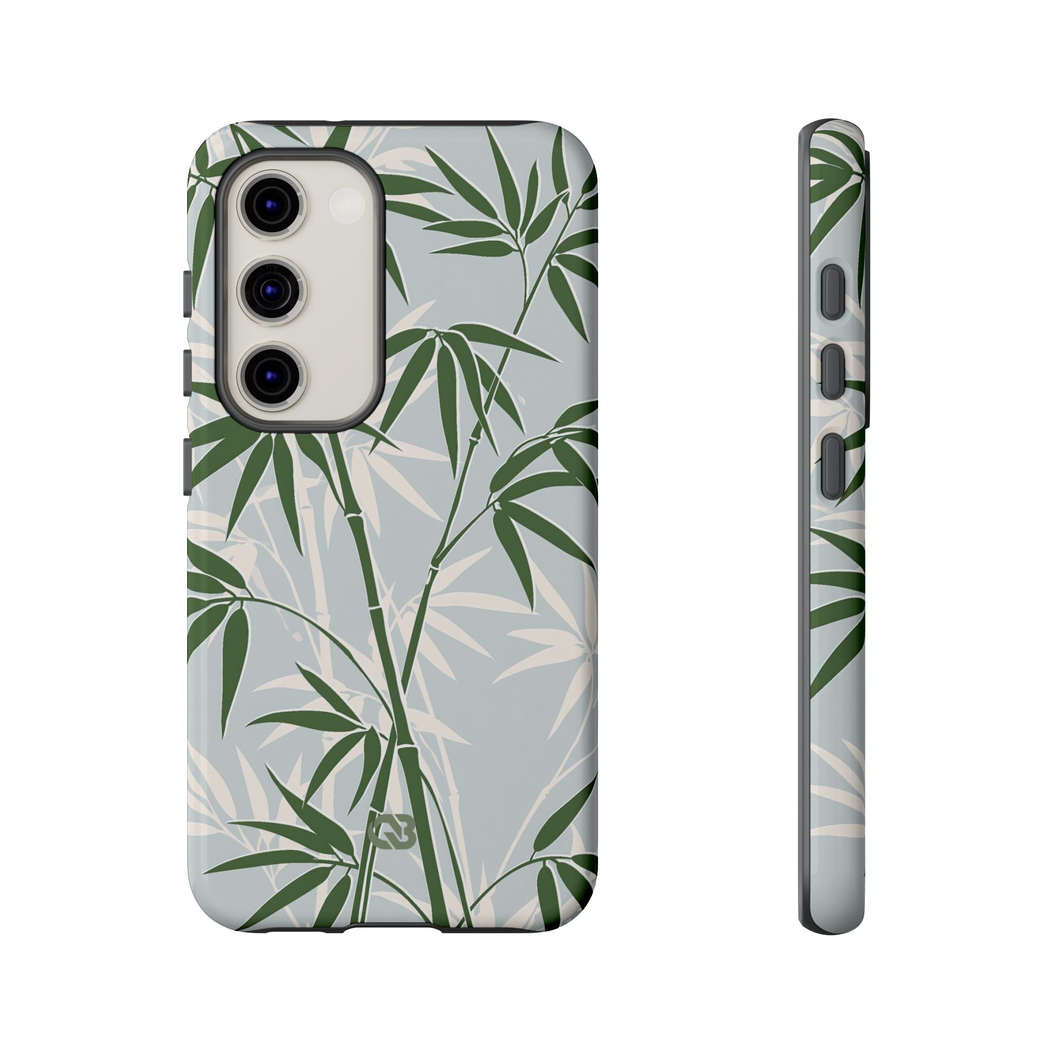 Green Tough Phone Case for Samsung - Kyoto Bamboo Canopy
