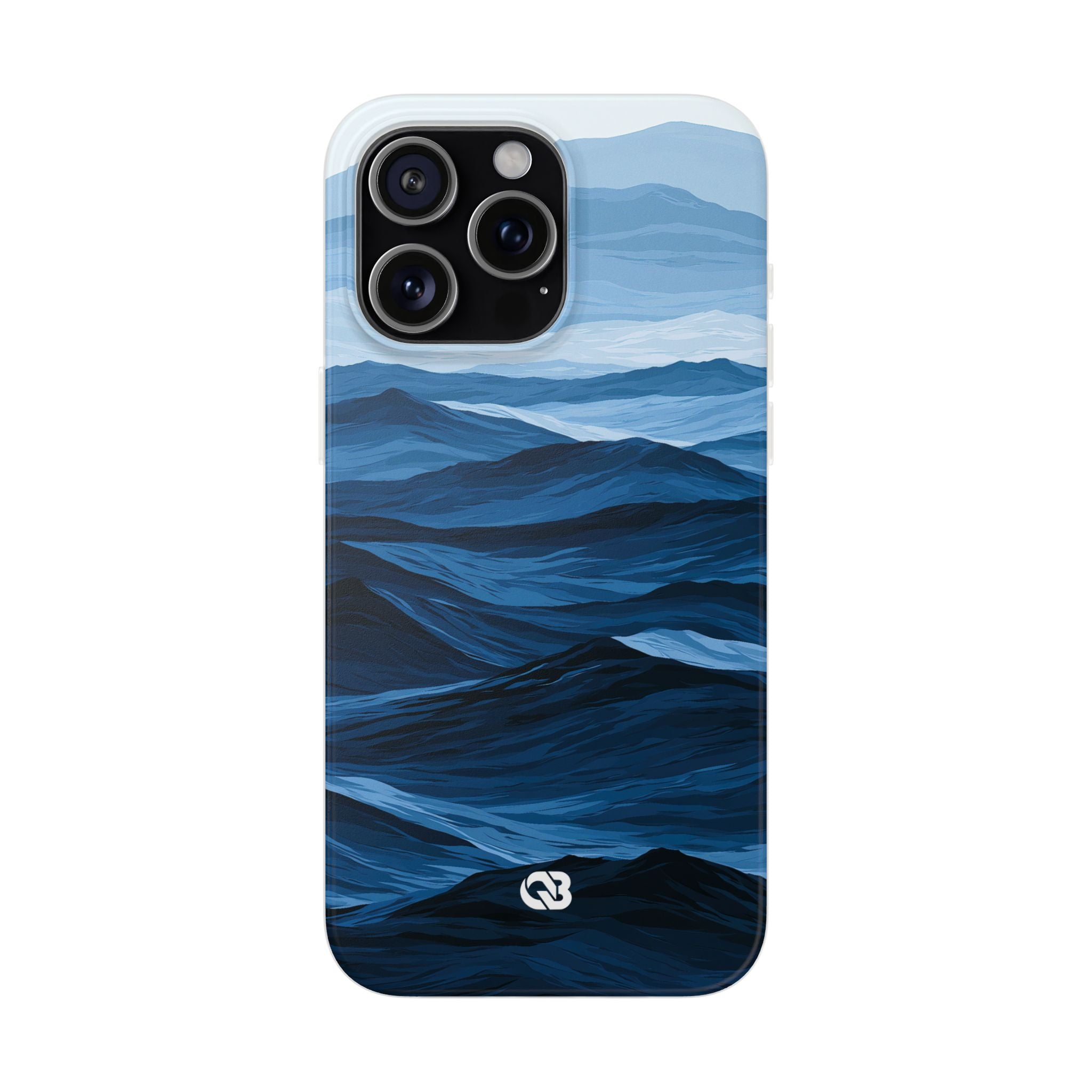 Blue Lite Phone Case for iPhone - Cobalt Ridge Tides