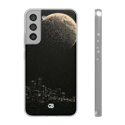 Lunar Metropolis Nocturne · Lite Phone Case for Samsung · Black