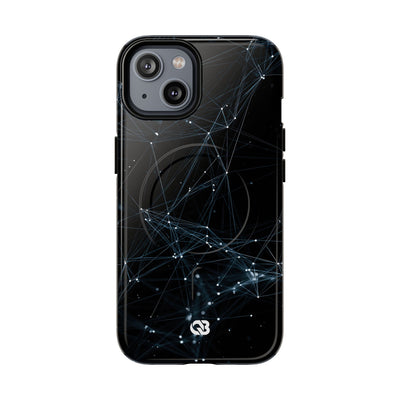 Black Tough 2.0 Magsafe Phone Case for iPhone - Arctic Neural Mesh