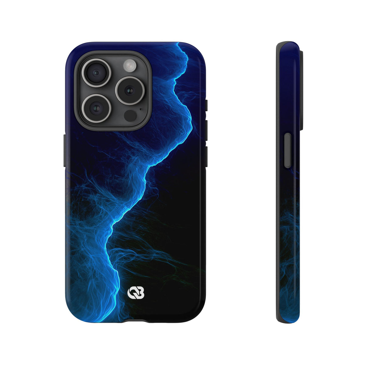 Electric Azure Drift · Tough Phone Case for iPhone · Blue