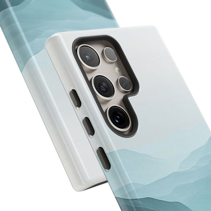 Teal Mist Mountains Samsung S24 Ultra Case - Tough