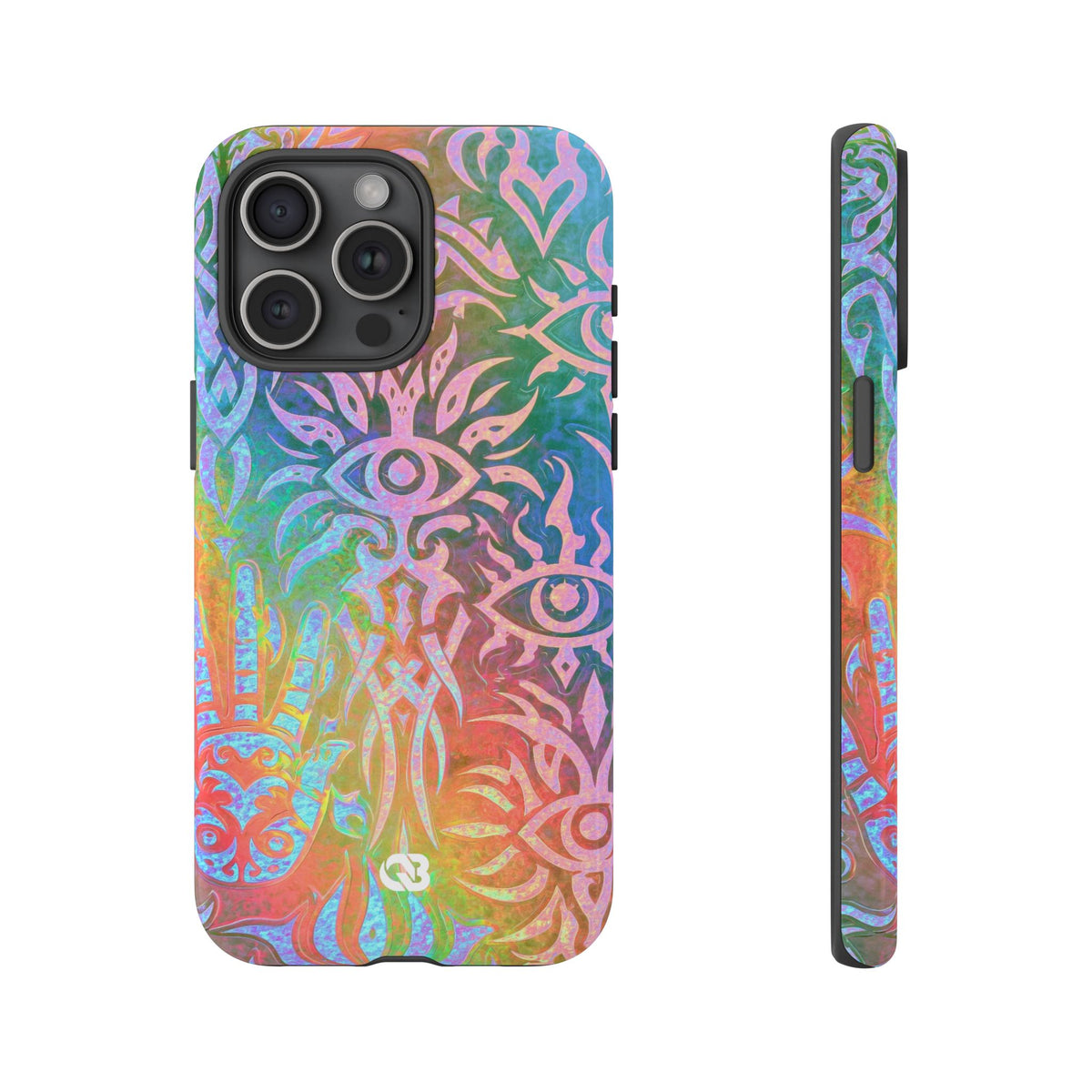 Chromatic Mystic Sigil · Tough Phone Case for iPhone · Blue