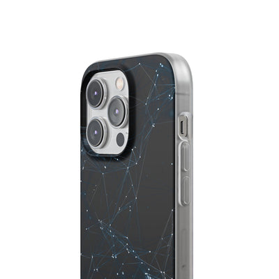 Black Lite Phone Case for iPhone - Arctic Neural Mesh