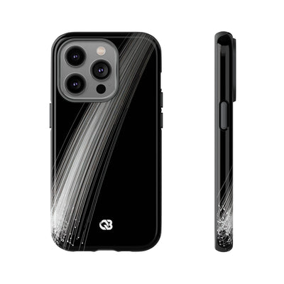Black Tough Phone Case for iPhone - Linear Velocity Beam