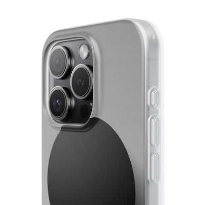 Grey Lite Phone Case for iPhone - Matte Onyx Sphere