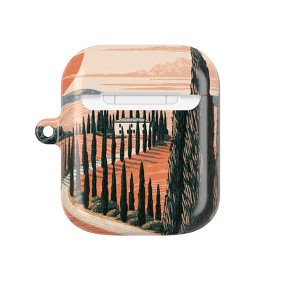 Tuscan Cypress Horizon · Hard Case for AirPods & AirPods Pro · Orange