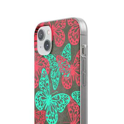 Electric Papillon · Lite Phone Case for iPhone ·  Pink
