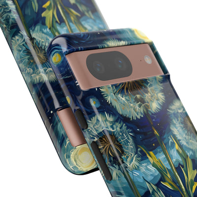 Starry Dandelion Swirl · Tough Phone Case for Google Pixel