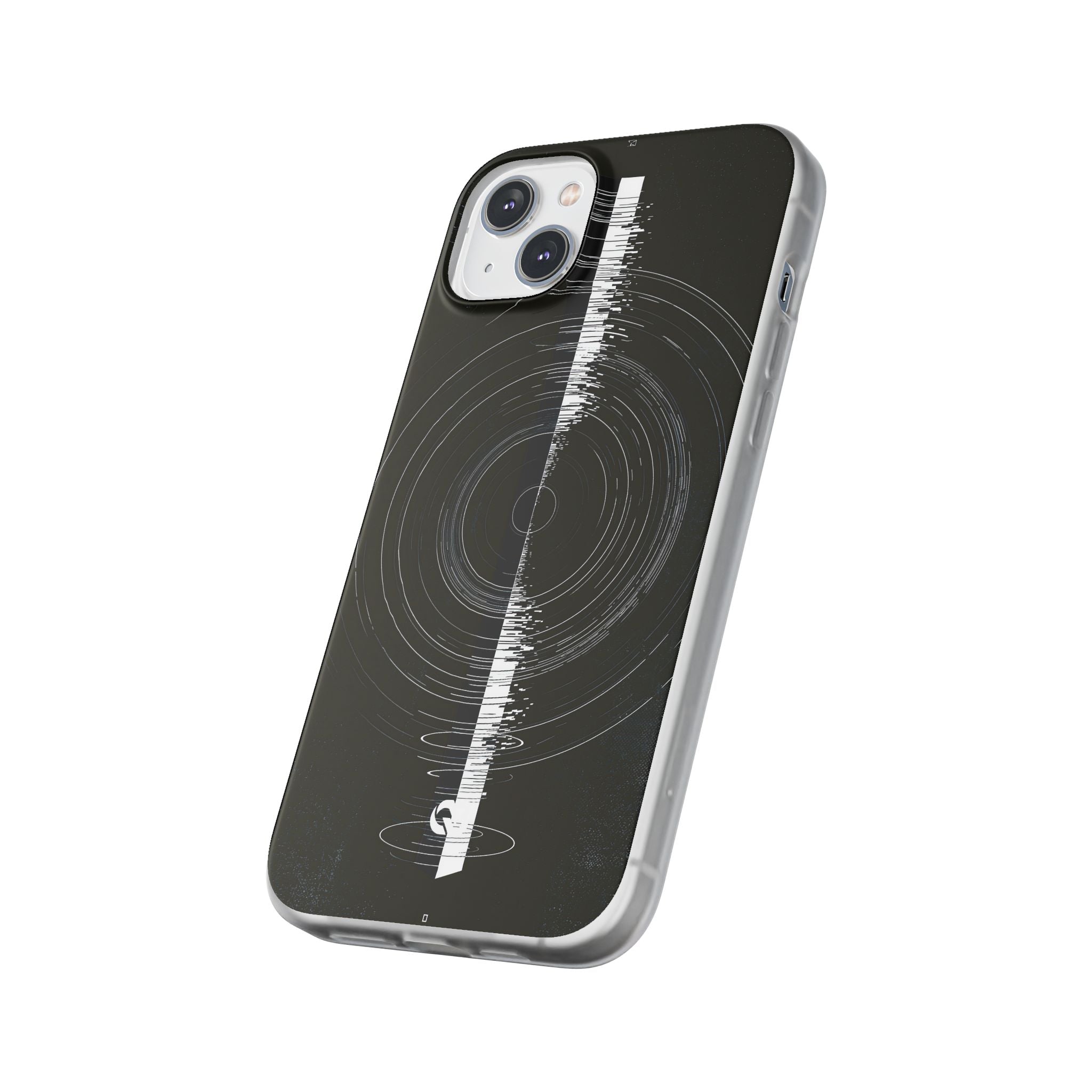 Black Lite Phone Case for iPhone - Obsidian Orbital Signal