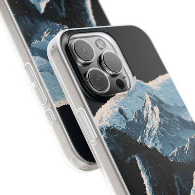 Nordic Arctic Bear · Lite Phone Case for iPhone ·  Black