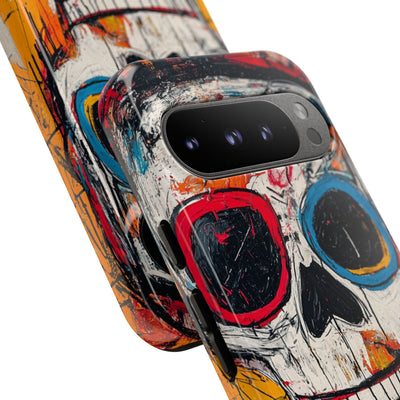 Vivid Graffiti Skull · Tough Phone Case for Google Pixel